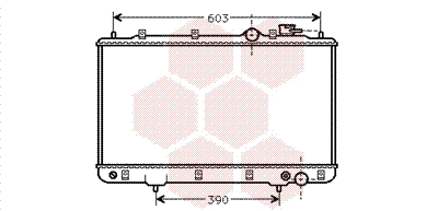 Radiator, engine cooling (82002031)