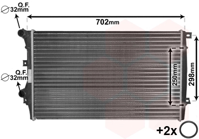 Radiator, engine cooling