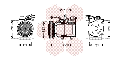 Compressor, air conditioning (8200K138)