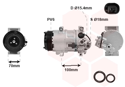 Compressor, air conditioning