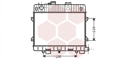 Radiator, engine cooling (06002032)