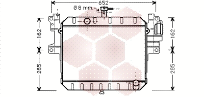 Radiator, engine cooling (11002041)
