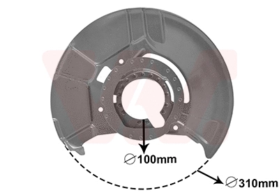 Splash Guard, brake disc (0640371)
