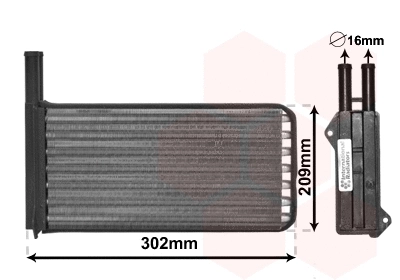 Heat Exchanger, interior heating (18006154)