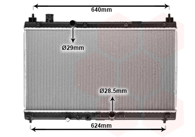 Radiator, engine cooling (25012707)