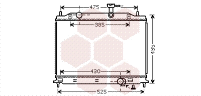 Radiator, engine cooling (83002079)