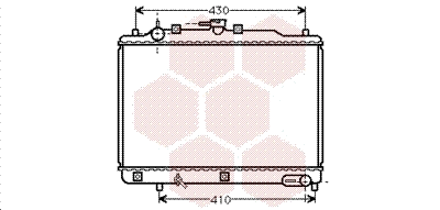 Radiator, engine cooling (27002070)