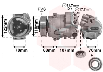 Compressor, air conditioning