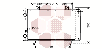 Radiator, engine cooling (40002319)