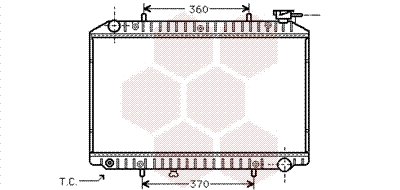 Radiator, engine cooling (13002171)