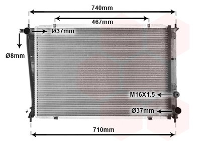 Radiator, engine cooling