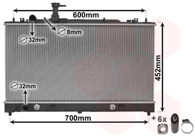 Radiator, engine cooling