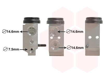 Expansion Valve, air conditioning (82001268)