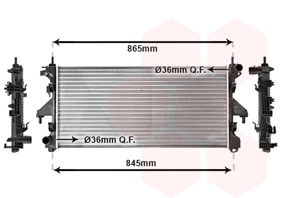 Radiator, engine cooling (40012305)