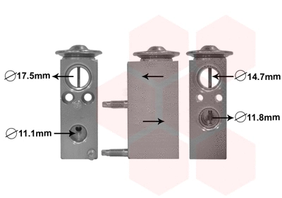 Expansion Valve, air conditioning (18001462)