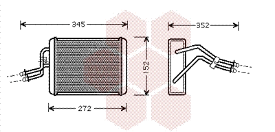 Heat Exchanger, interior heating (18006317)
