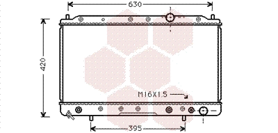 Radiator, engine cooling (32002083)