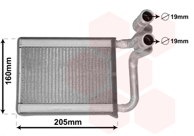 Heat Exchanger, interior heating (83006197)