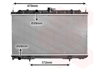 Radiator, engine cooling (13002245)