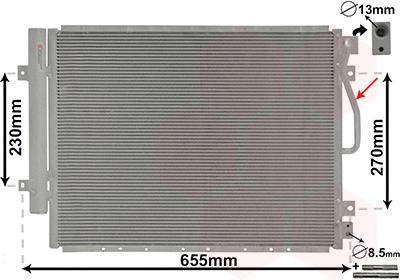 Condenser, air conditioning (83005123)