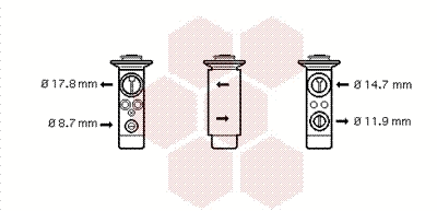 Expansion Valve, air conditioning (06001361)