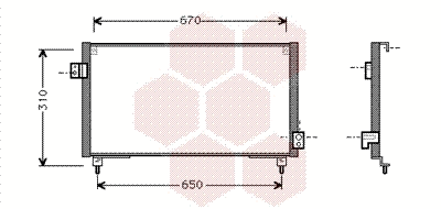 Condenser, air conditioning (51005031)