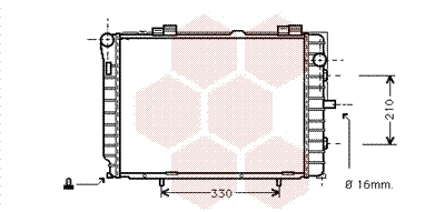 Radiator, engine cooling (30002229)
