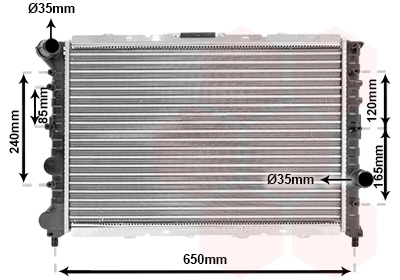 Radiator, engine cooling (01002057)