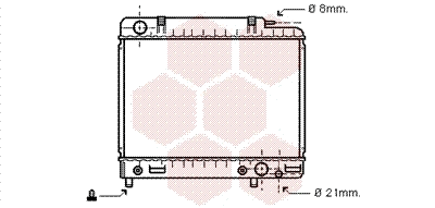 Radiator, engine cooling (30002041)