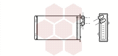 Heat Exchanger, interior heating (43006161)