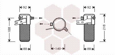 Dryer, air conditioning (0300D012)