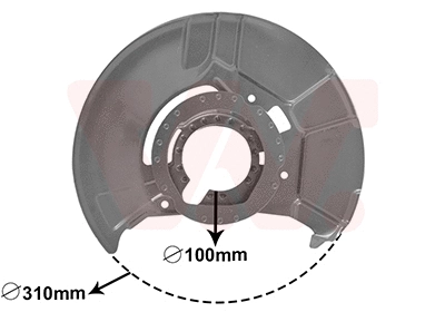 Splash Guard, brake disc (0640372)