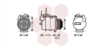 Compressor, air conditioning (0600K386)
