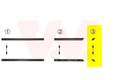 Trim/Protection Strip, quarter panel (5880429)