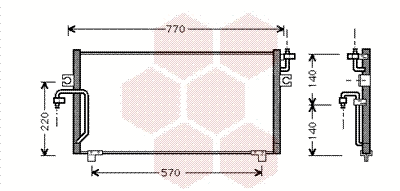 Condenser, air conditioning (13005193)