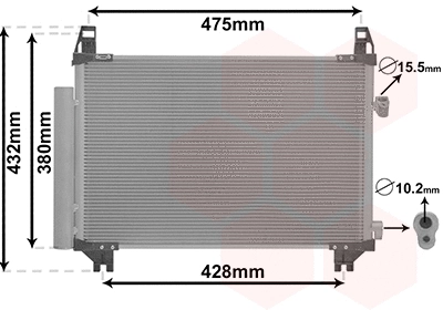 Condenser, air conditioning (53005407)