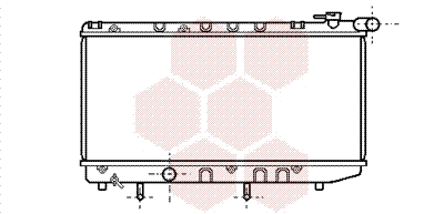 Radiator, engine cooling (53002125)