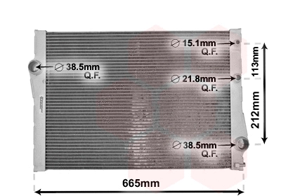 Radiator, engine cooling (06002471)
