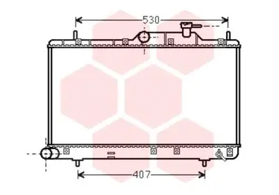 Radiator, engine cooling (82002307)