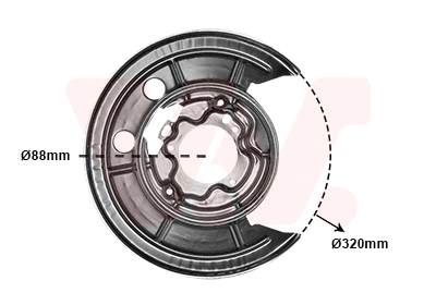 Splash Guard, brake disc (1651374)