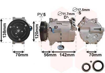 Compressor, air conditioning