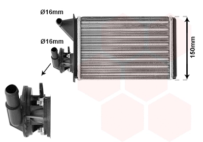 Heat Exchanger, interior heating (17006087)