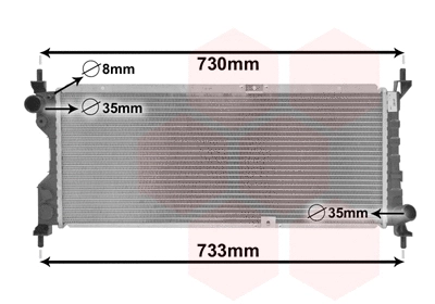 Radiator, engine cooling (37012185)