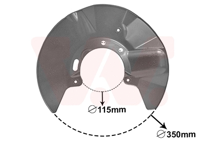 Splash Guard, brake disc (5897371)