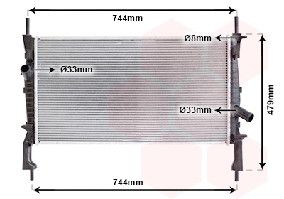Radiator, engine cooling (18002404)