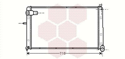 Radiator, engine cooling (09002074)