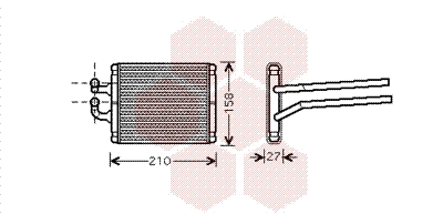 Heat Exchanger, interior heating (83006095)