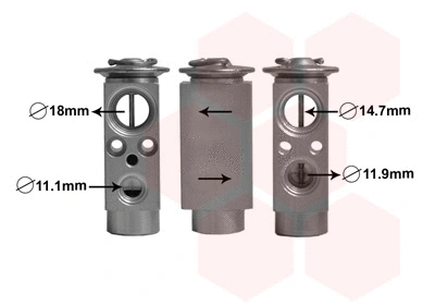 Expansion Valve, air conditioning (18001380)