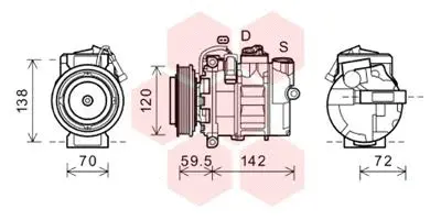 Compressor, air conditioning (4300K494)