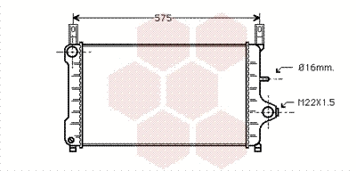 Radiator, engine cooling (18002172)